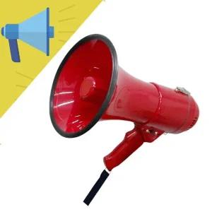 고품질 응원 메가폰 휴대용 미니 행사 야유회 소방용 확성기 (WC85B9C)