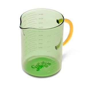 그레이트 존스 비욘드 측정 4컵 유리 계량컵 | 읽기 쉬운 표시가 있는 내구성 붕규산염 유리, 정밀한 붓기 분사 전자레인지 및 식기세척기 안전 브로콜리 5.5 x 4 인치