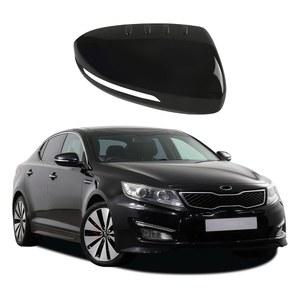 2011-2015 기아 옵티마 K5의 유광 블랙 사이드 미러 커버 캡 교체 스티커 스타일이 아닌 스타일 직접 교체