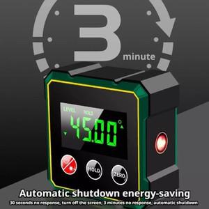 전자 레이저가 장착된 마그네틱 디지털 경사계 파인더 2 in 1 충전식 베이스 각도계