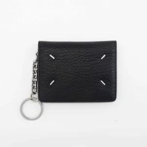 메종마르지엘라 키링 카드지갑 명함홀더 블랙 S56UI0128 P4455 T8013