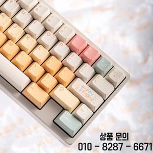 캔디 박스 테마 키 캡 세트 180 PBT 체리 프로필 기계식 액세서리 선물용 맞춤형 소녀