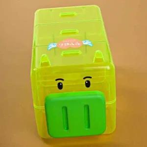 [셀러에이드]어린이 저금통 귀여운 투명 심플 독특한 특이한 금고