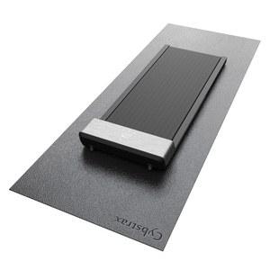 사이브스트랙스 러닝머신 매트, 고정식 스핀 바이크용 자전거 트레이너 96인치 x 36인치 자전거, 러닝머신, 타원형, 요가용 미끄럼 방지 운동 기구 매트 - 카펫이나 하드우드용 바닥 보호대