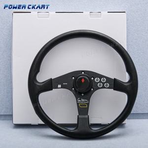 JDM PU 스티어링 휠 14인치 350mm 레이싱 드리프트 스포츠 자동차 액세서리