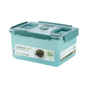 락앤락 프레쉬 숨쉬는 김치통 9.5L 투핸들 메디가드 소재