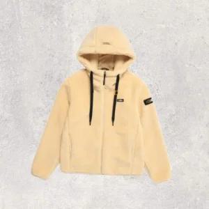 NATIONALGEOGRAPHIC 내셔널지오그래픽 브랜드 모델 N224WFJ910 여성 코스토니 플리스 뽀글이 후드 풀집업 B