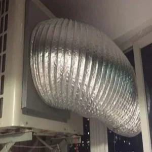 에어컨실외기자바라 덕트 파이프 호스 배기관 후드 이동식 실외기 연통 창문