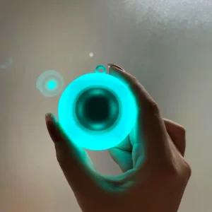 강아지 목줄 펜던트 LED 야간 산책용 안전등 불빛 인식표