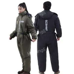 방한복 수트 배달 낚시 겨울 작업복 레이싱 오토바이 라이딩 일체형 스키복 방풍 슈트 방수
