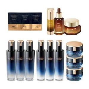 AHC 기초세트 엑스퍼트 토너 x3 + 로션 x3 + 크림 x3 + 로얄콜라겐 3종+EX샘플