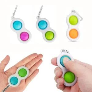 [셀러허브]심심풀이로 톡톡 누르는 푸쉬팝 열쇠고리 4개 A02275 (S31259389)