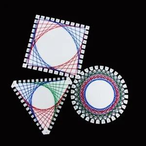 [셀러허브]실로 직선으로 곡선 표현하는 스트링아트 2p K00177 (S31265197)