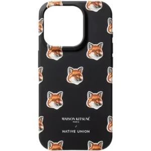 네이티브유니온 아이폰15프로 케이스 올오버 폭스 헤드 메종키츠네