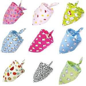 30/50pcs 작은 중형 대형 개 스카프 손수건 애완 동물 고양이 s액세서리s Bandanas용 두건 대량