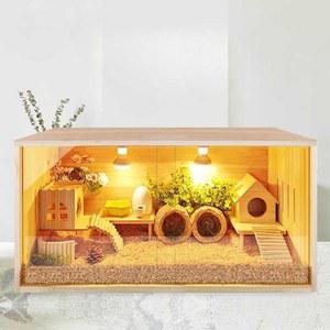 햄스터 케이지 고슴도치 하우스 프레임 60x40x40 플랫탑모델 골든 사육장