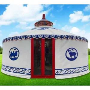 몽골 텐트 게르 대형 야외 방수 천막 캠핑 방한 두꺼운 농가 감성 캠핑장