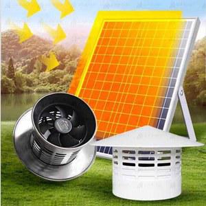 정화조 환풍기 태양열 농막 하우스 냄새 온실 환기 루프팬 PVC 20W 7A납산배터리