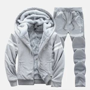 기모체육복 중학생 후드트레이닝세트 집업 회색 트레이닝바지 겨울 일자 남자 트레이닝복 세트