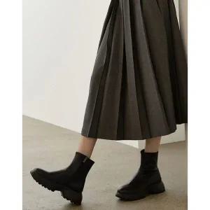 브이더블유 베라왕 램스킨 스판 부츠