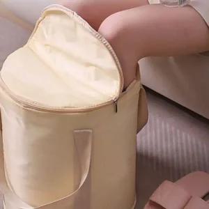 [골드스마일]휴대용 족욕가방 이중보온 방수 다용도 워터백 족탕기 족욕대야