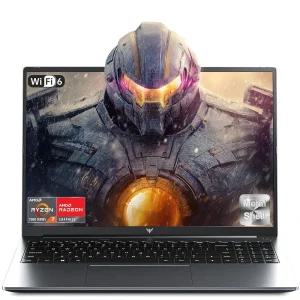 KAIGERR 게이밍 노트북 AMD Ryzen 7 5825U(8C/16T 4.5GHz) 16GB RAM 512GB NVMe SSD 윈도우 11 Radeon RX V