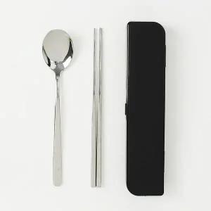 [골드스마일]휴대용 숟가락 개인 수저 통 도시락수저 도시락수저세트