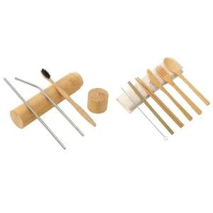 [골드스마일]휴대용 대나무 수저 숟가락 세트 케이스 제로웨이스트