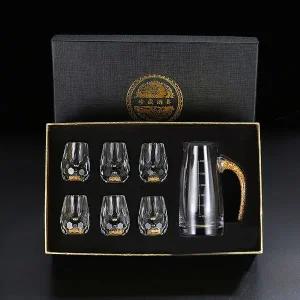 [골드스마일]디캔터 위스키 잔세트 술병 위스키병 위스키샷잔 크리스털술잔