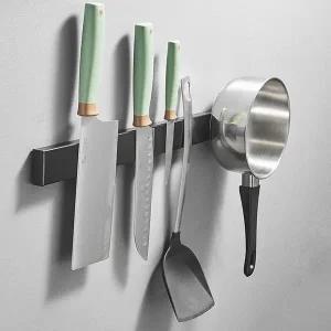 [골드스마일]304스텐 칼블럭 자석 스텐 칼걸이 칼걸이 식도걸이 조리도구걸이