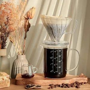 [콩심팥심]홈카페 요리 눈금 내열유리 계량컵 2size 이유식계량컵 손잡이컵