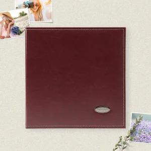 가죽 사진첩 앨범 북 성장 여행용 사진앨범