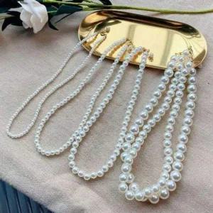 [골드스마일]패션 베이직 여성 데일리 진주 올데이 목걸이 4mm 진