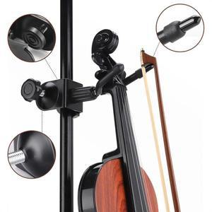 ABVE 360 ° 무대 쇼용 회전 걸이  바이올린 홀더 비올라 우쿨렐레 홈 스튜디오 연습