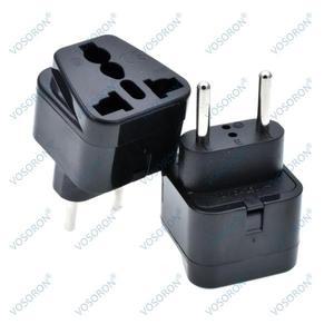 유럽 여행용 플러그 어댑터 (C타단자) EU 유니버셜 이태리제품 그리스 독일에서 전자 제품 충전