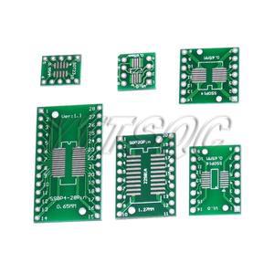 PCB 키트 SOP8 SSOP10 SOP14 20 24 28 56 to DIP/SMD DIP IC 어댑터 소켓 SOIC TSSOP 보드 0.65mm 1.27mm