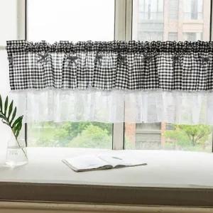 고품질 주방창문커튼 미니 가림막 레이스 공간분리 106x45cm 공간분리 (WE695F3)