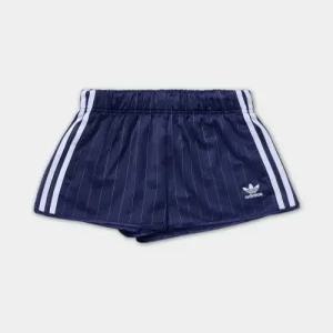 아디다 adidas 핀스트라이프 새틴 숏 팬츠 - 다크블루 KC4235