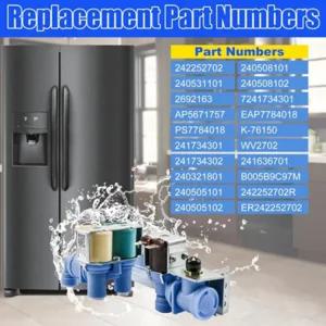 워터 밸브 교체 240531101 냉장고 Ken S242252702 Frig 배관품 입구