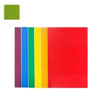 부품 현진 단면칼라보드롱 2절 CB-27 연두색/600x900mm 박스(15개입)