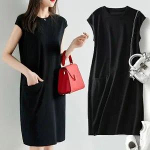 [하프클럽/]쿨원피스 외출복 시원한 롱치마 여름 주머니포인트