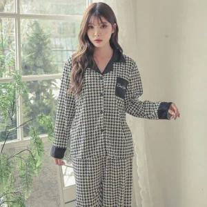 [하프클럽/]엔츄즈 세트 여성 이지웨어 라운지웨어 투피스 카라