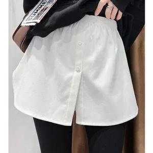 [하프클럽/]레이어드 페이크 스커트 1P 힙커버 이너 밴딩 치마