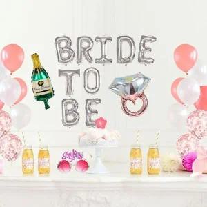 [셀러에이드]홈파티 소품 신혼부부 웨딩 파티 꾸미기 세트 생일풍선