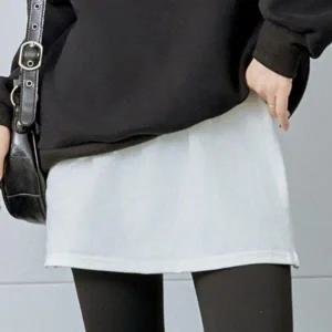 [하프클럽/]레이어드 여성 페이크 스커트 1P 힙커버 레이어드티