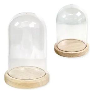 TD) 아크릴 돔 작품 케이스  중) mdf 받침 아크릴케이스 돔케이스 원형돔 작품케이스