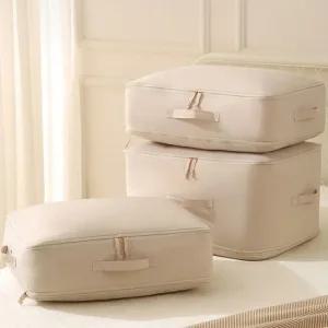 이불 정리함 지퍼 압축팩 수납 가방 정리 파우치 이불 이불정리함 이불압축백