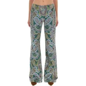 페이즐리 하이웨이스트 플레어 진 WRNB0029 AKD49X0890