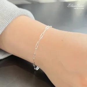 925실버팔찌 글로리체인 은팔찌 순은 레이어드팔찌