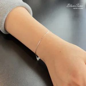 925실버 베이직 팔찌 순은 레이어드 팔찌 실팔찌 오링